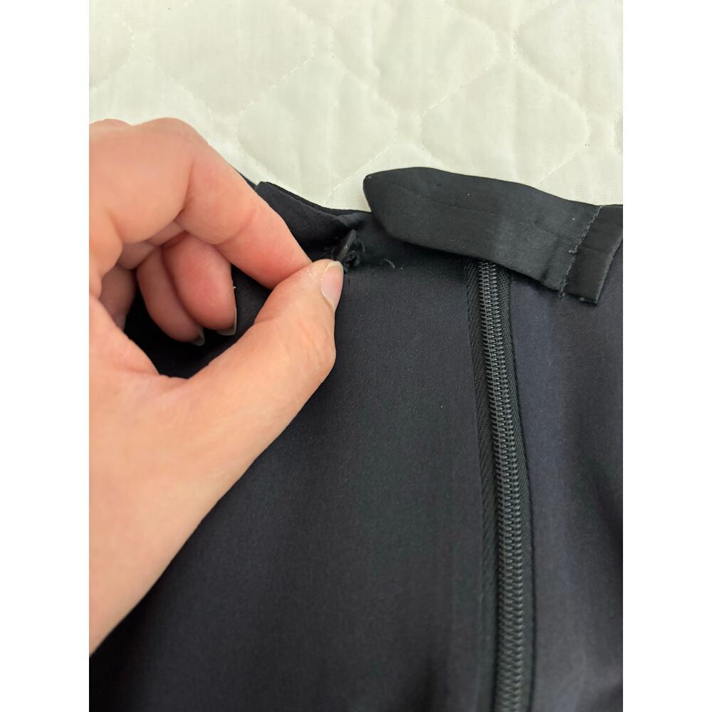 Vintage Black Dress James Purcell Silk Cocktail Event Size 8 - Picture 10 of 11